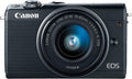 Canon EOS M100 Mirrorless Camera w/ 15-45mm Lens - Wi-Fi, Bluetooth, and NFC Enabled (Black) (2209C011)