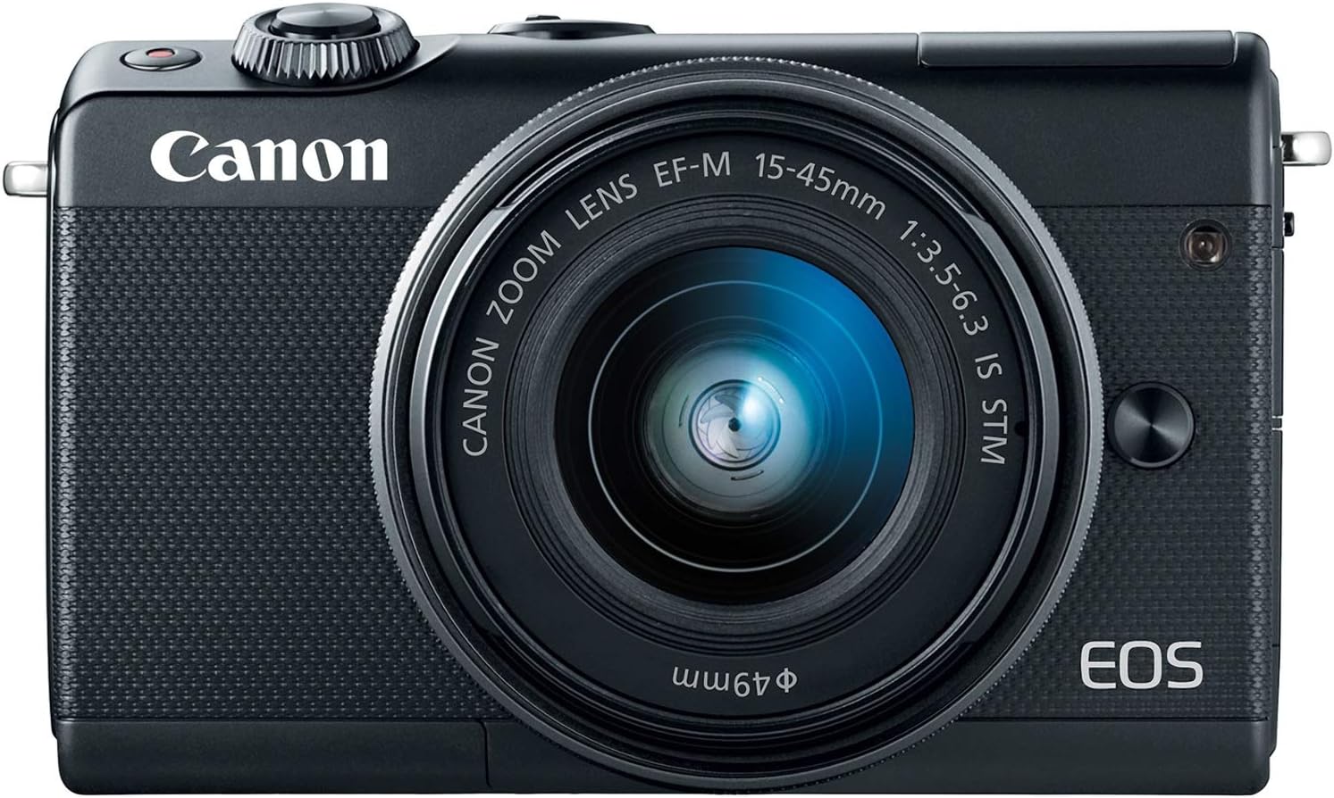 Canon EOS M100 Mirrorless Camera w/ 15-45mm Lens - Wi-Fi, Bluetooth, and NFC Enabled (Black) (2209C011)