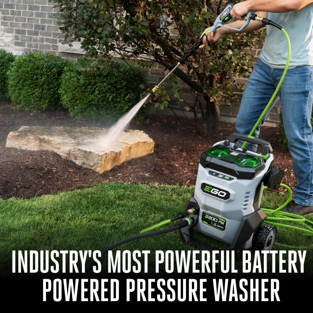 EGO Power+ Electric Pressure Washer, 3200 PSI Power Washer, Battery and Charger Not Included - HPW3200