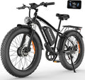 GREATWORK 52V 5000W Peak Dual Motor Electric Bike for Adults, 1300Wh Battery, Up to 45MPH & 100 Miles Range, 26' x 4.0 Fat Tire Electric Dirt Bike with Suspension, Mountain E-Bike for Men Women