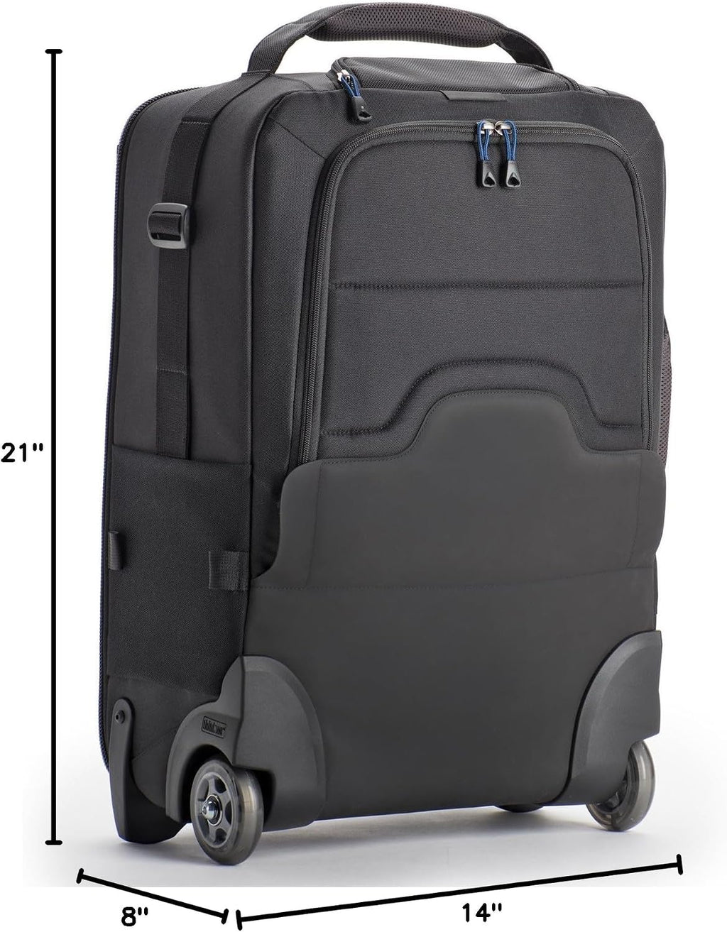 Think Tank Airport TakeOff V2 2 Wheel Rolling Carry-On Camera Shoulder Bag for Photography and Video Equipment - Black