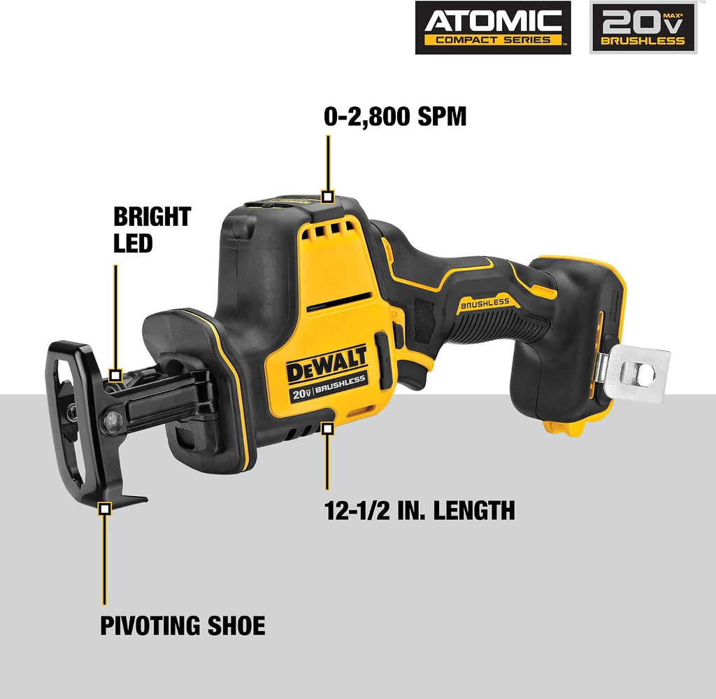 DEWALT DCK489D2 ATOMIC 20V MAX* Brushless Cordless 4-Tool Combo Kit