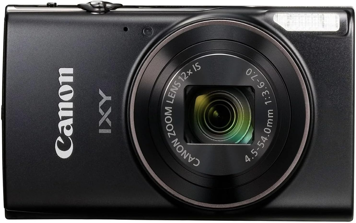 Canon PowerShot IXY 650 / ELPH 360 HS Compact Digital Camera 12x Optical Zoom (Black) Bundle with 64GB Memory Card + Camera Case + Card Reader + Spider Tripod + More (13pc Bundle) (Renewed)
