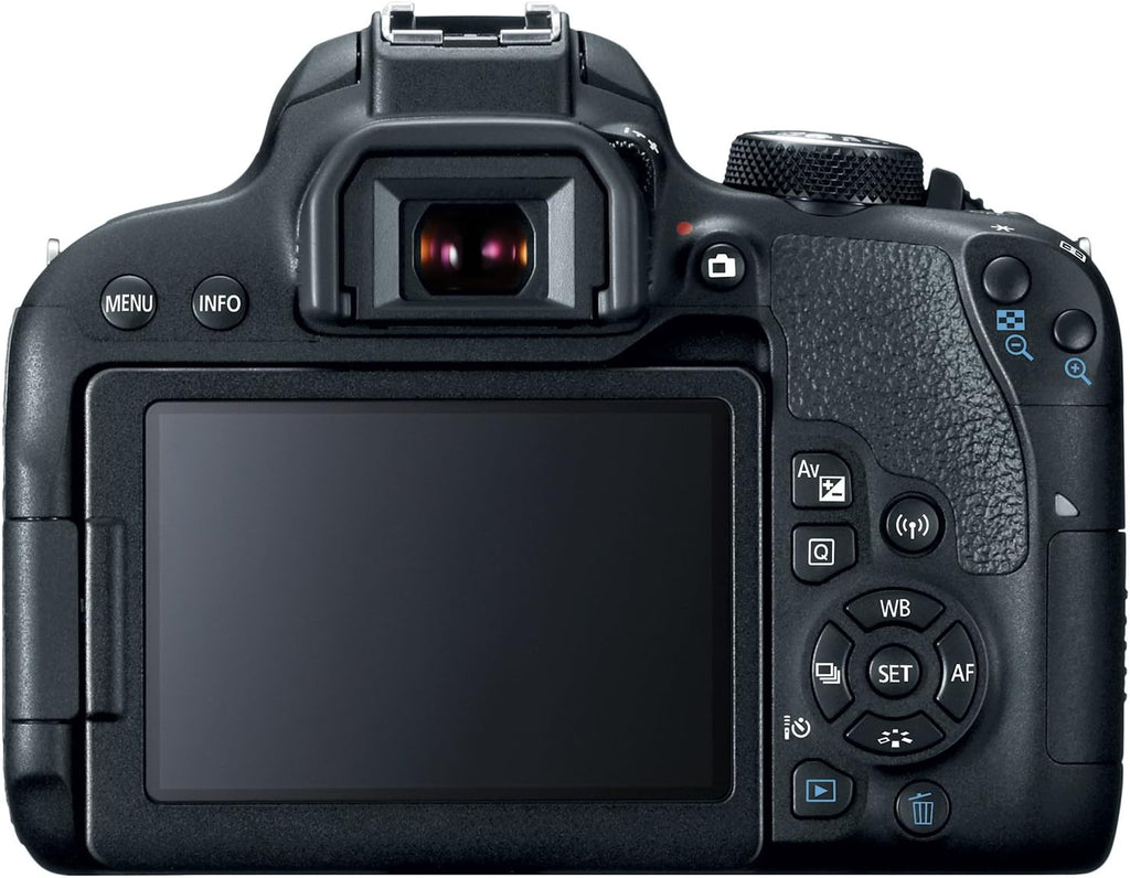 Canon EOS Rebel T7i DSLR Camera with 18-55mm Lens - Black (Renewed)
