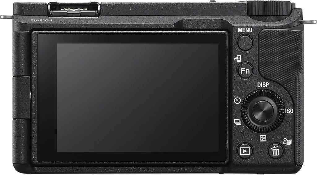 Sony Alpha ZVE10 II - APS-C Interchangeable Lens Mirrorless Content Creators' Camera - Black - with Lens