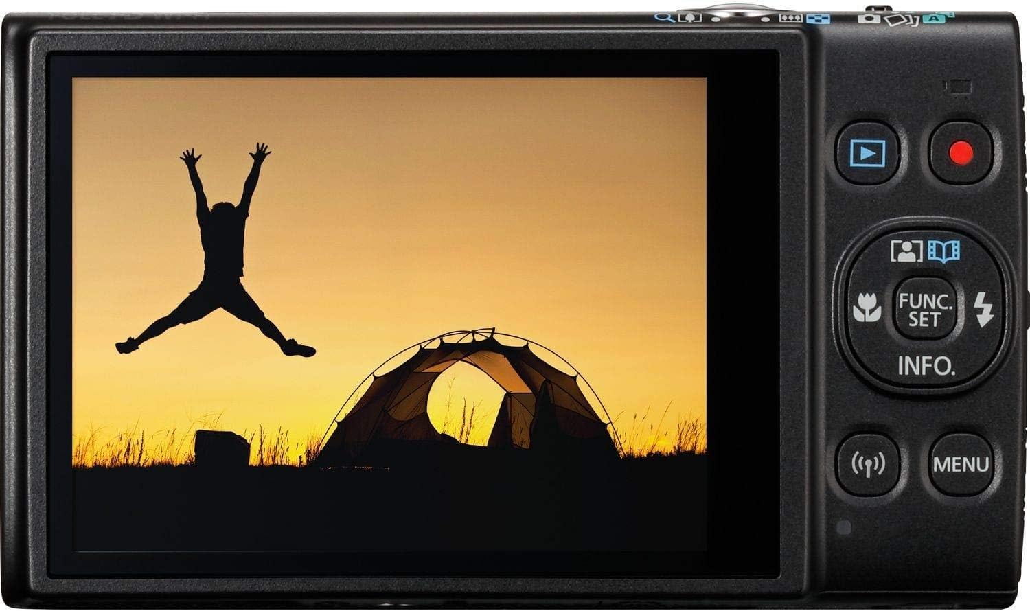 Canon Ixus 285 HS Black, 1076C001 (International Model) (Renewed)