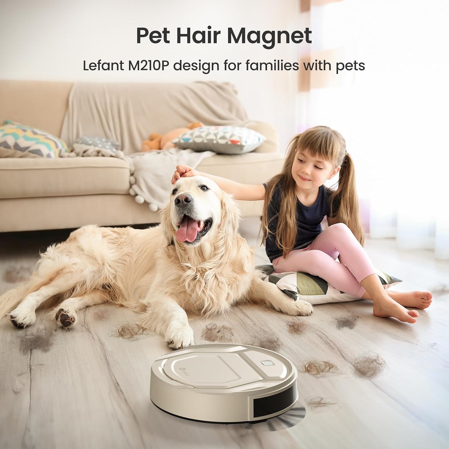 Lefant M210 Pro Robot Vacuum Cleaner and Remote