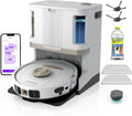 Shark Stratos 2-in-1 Robot Vacuum & Mop with 25+ Hands-Free Features & NeverTouch Self-Cleaning Base, Precision Mapping, Autolift Technology, HEPA Filtration, Edge Detect, White, RV2720ZE