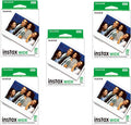Fujifilm Instax Wide Instant Films for Fuji Instax Wide 210 200 100 300, Pack of 5
