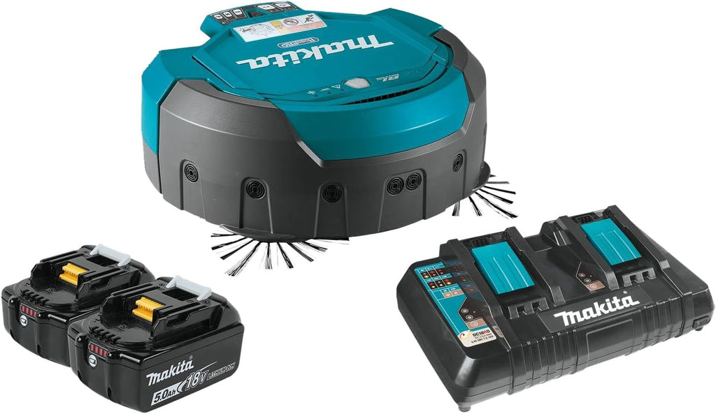 Makita DRC200PT 18V X2 LXT Lithium-Ion Brushless Cordless Robotic Vacuum Kit (5.0Ah)