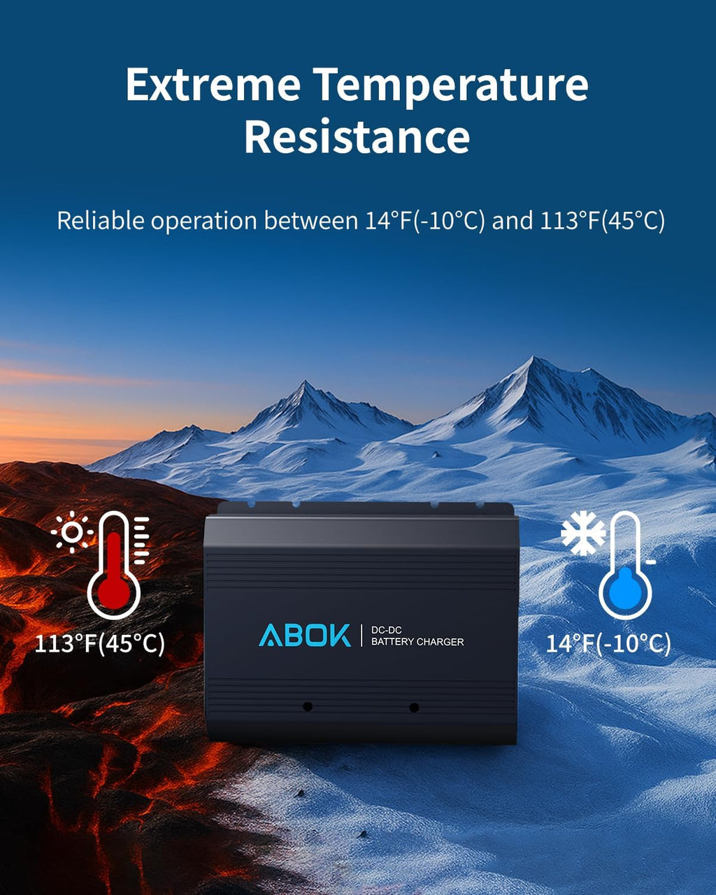 500W Alternator Charger, Fast DC to DC Battery Charger for Portable Power Stations, 6X Faster Than Cigarette Chargers, for 95% Solar Power Generator, Perfect for RV, Road Trips
