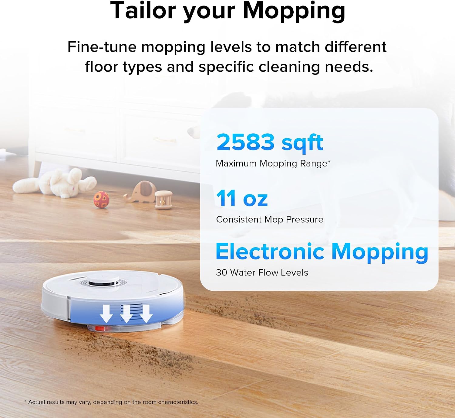 roborock Q7 Max+ Robot Vacuum and Mop with Auto-Empty Dock Pure, Hands-Free Cleaning for up to 7 Weeks, APP-Controlled Mopping, 4200Pa Suction, No-Mop&No-Go Zones, 180mins Runtime(Renewed)