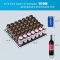 Antarctic Star Beverage Cooler, 24 Inch Built-In & Freestanding Drink Refrigerator for 180 Cans, 24' Under Counter Design for Kitchen, Bar, Office to Store Soda, Water and Wine
