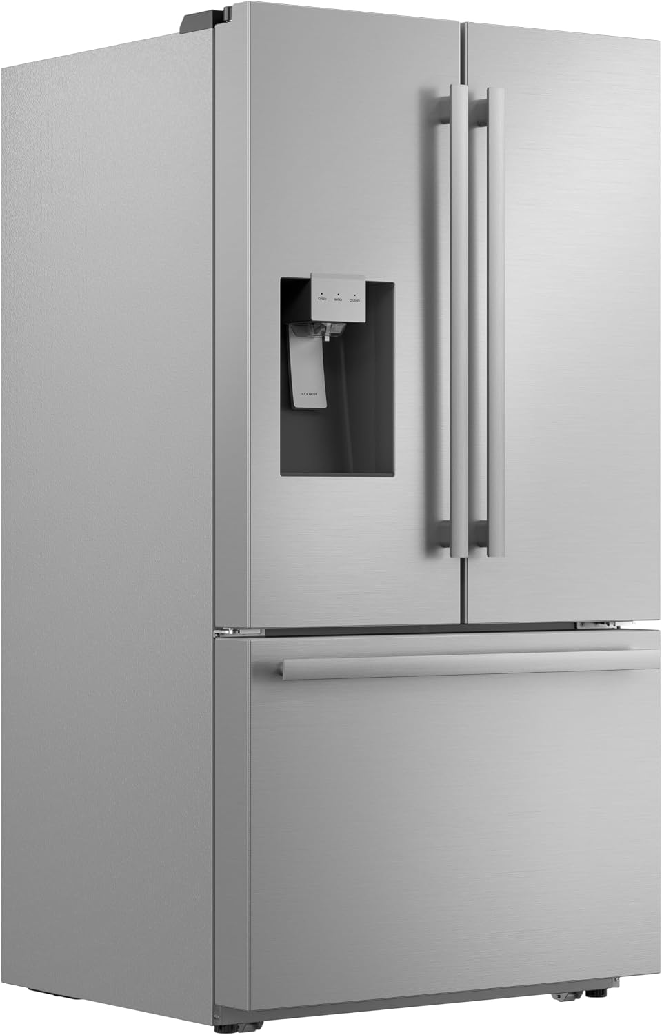 Sharp SJF2955KS 28.9 cu. ft., 3-door French Door Refrigerator, Ice/Water Dispenser, Advanced Cooling Plus System, Chill-Boost & Freezer-Boost, Automatic Dual Ice Maker Garage Ready, Stainless Steel