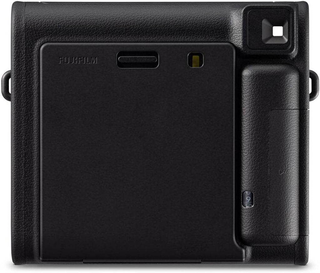 Fujifilm Instax Square SQ40 Instant Camera Vintage Black Bundle with Fuji Instax Film Value Pack (20 Exposures) + Carrying Case + Cleaning Cloth