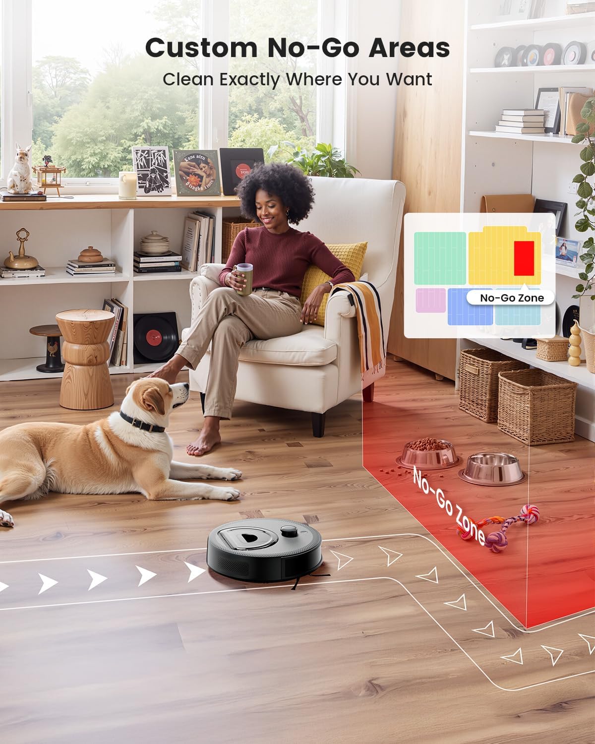 Lefant Robot Vacuum and Mop, Upgraded LiDAR Navigation, 450ml Visible Dustbin, Strong Suction, Multi-Floor Mapping, Self-Charge, WiFi/Alexa/APP, Multi-Surface Cleaning, M330 Pro Grey