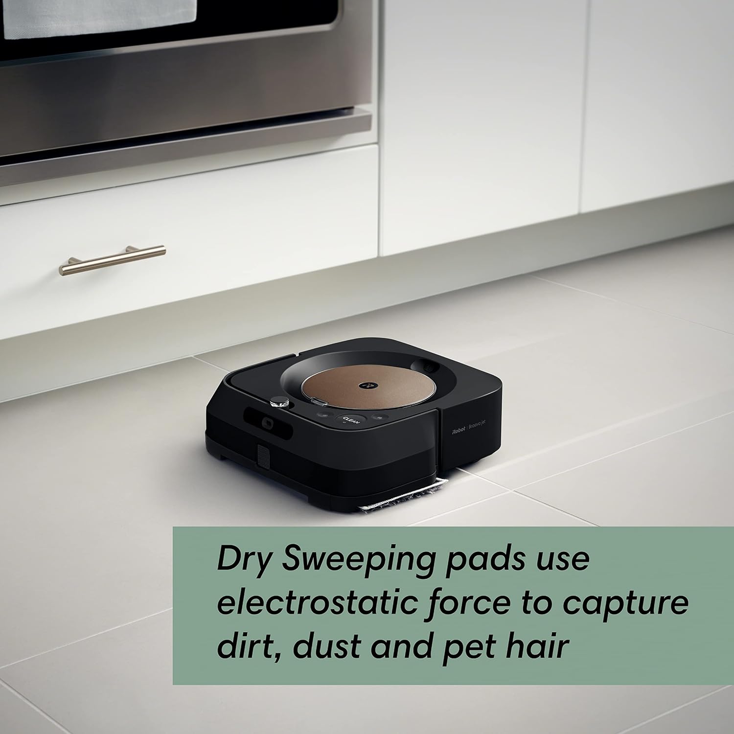 iRobot (Refurbished) Braava Jet m6 (6012) Ultimate Robot Mop- Wi-Fi Connected, Precision Jet Spray, Smart Mapping, Compatible with Alexa, Ideal for Multiple Rooms, Recharges and Resumes (Renewed)