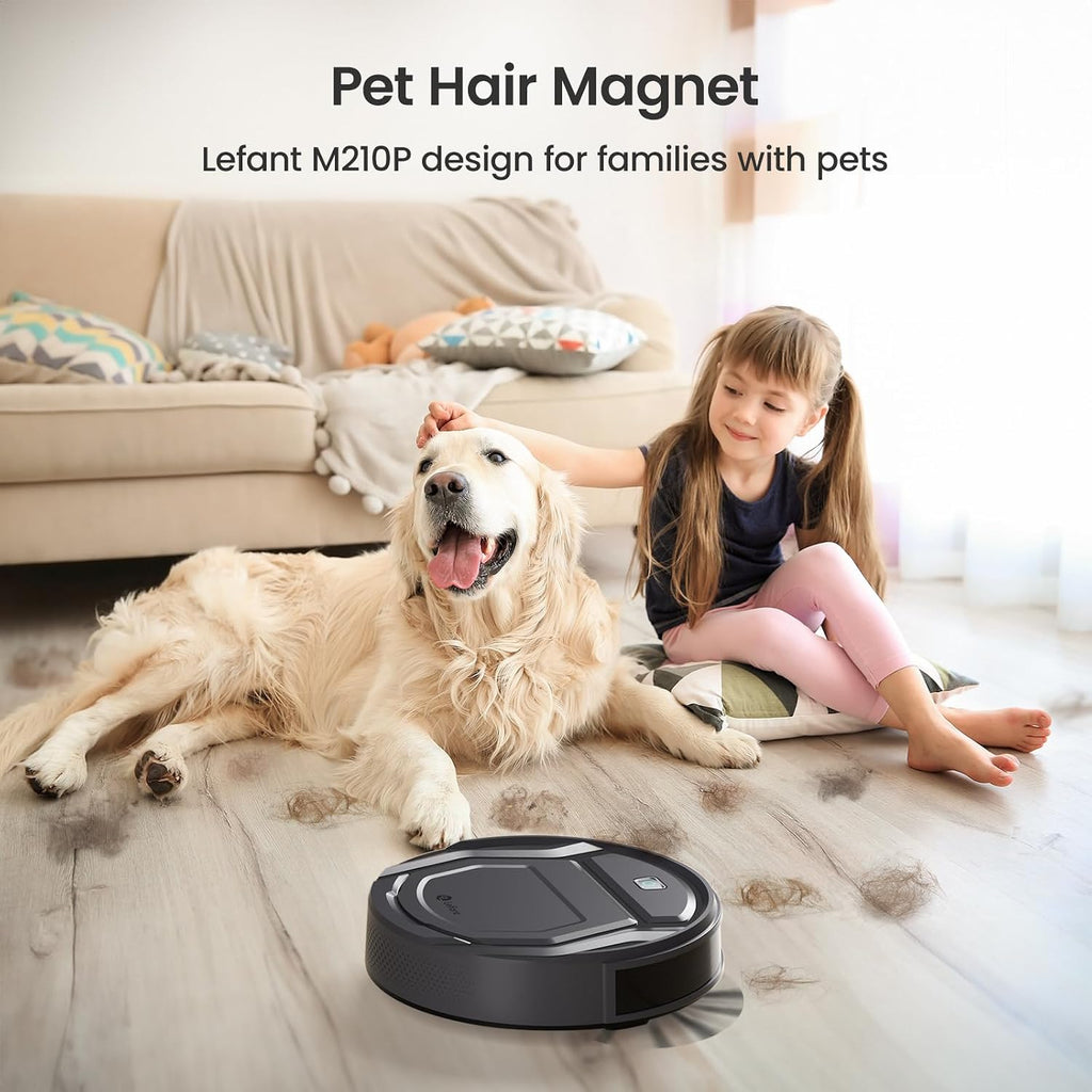 Lefant M210 Pro Robot Vacuum Cleaner and Remote