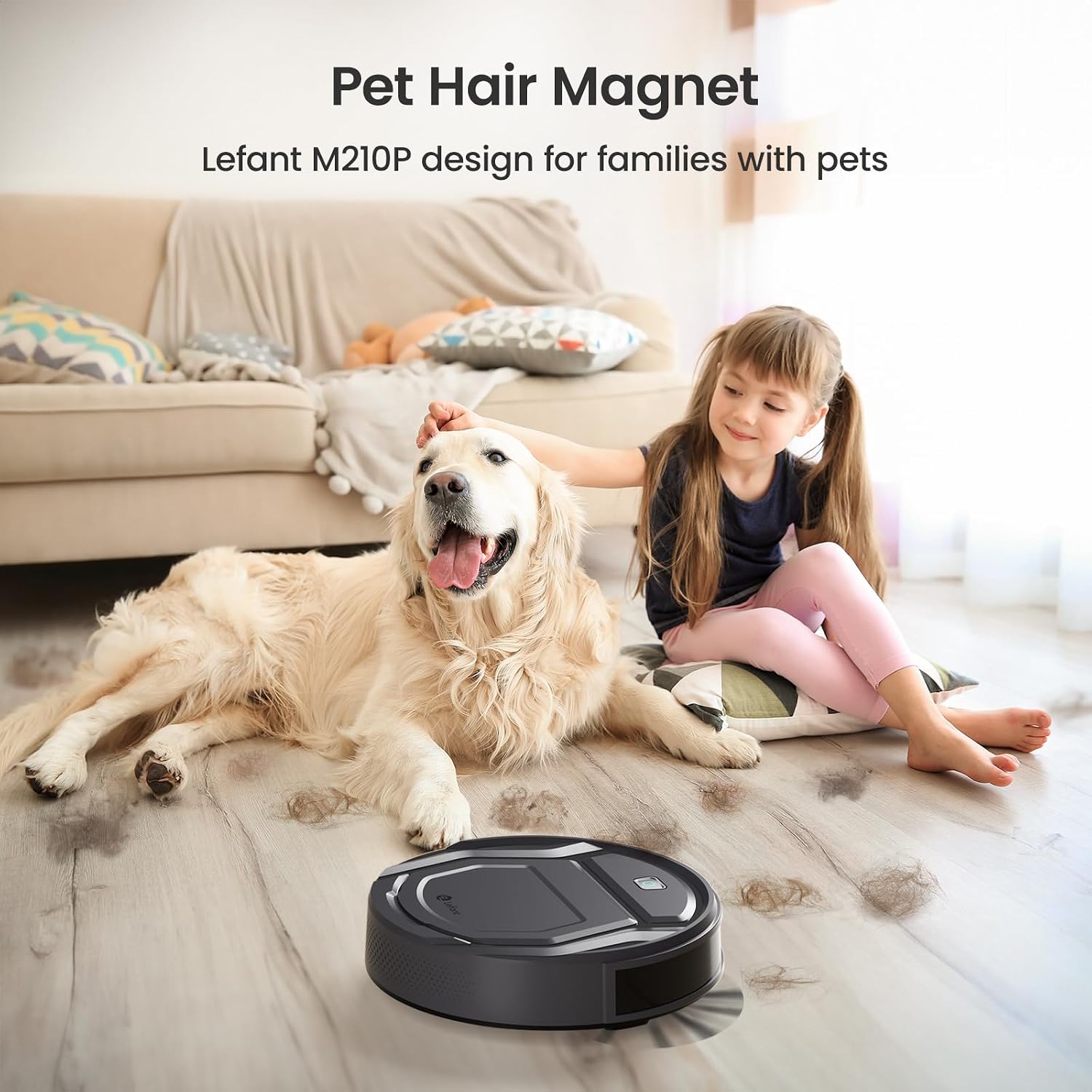 Lefant M210 Pro Robot Vacuum Cleaner and Remote