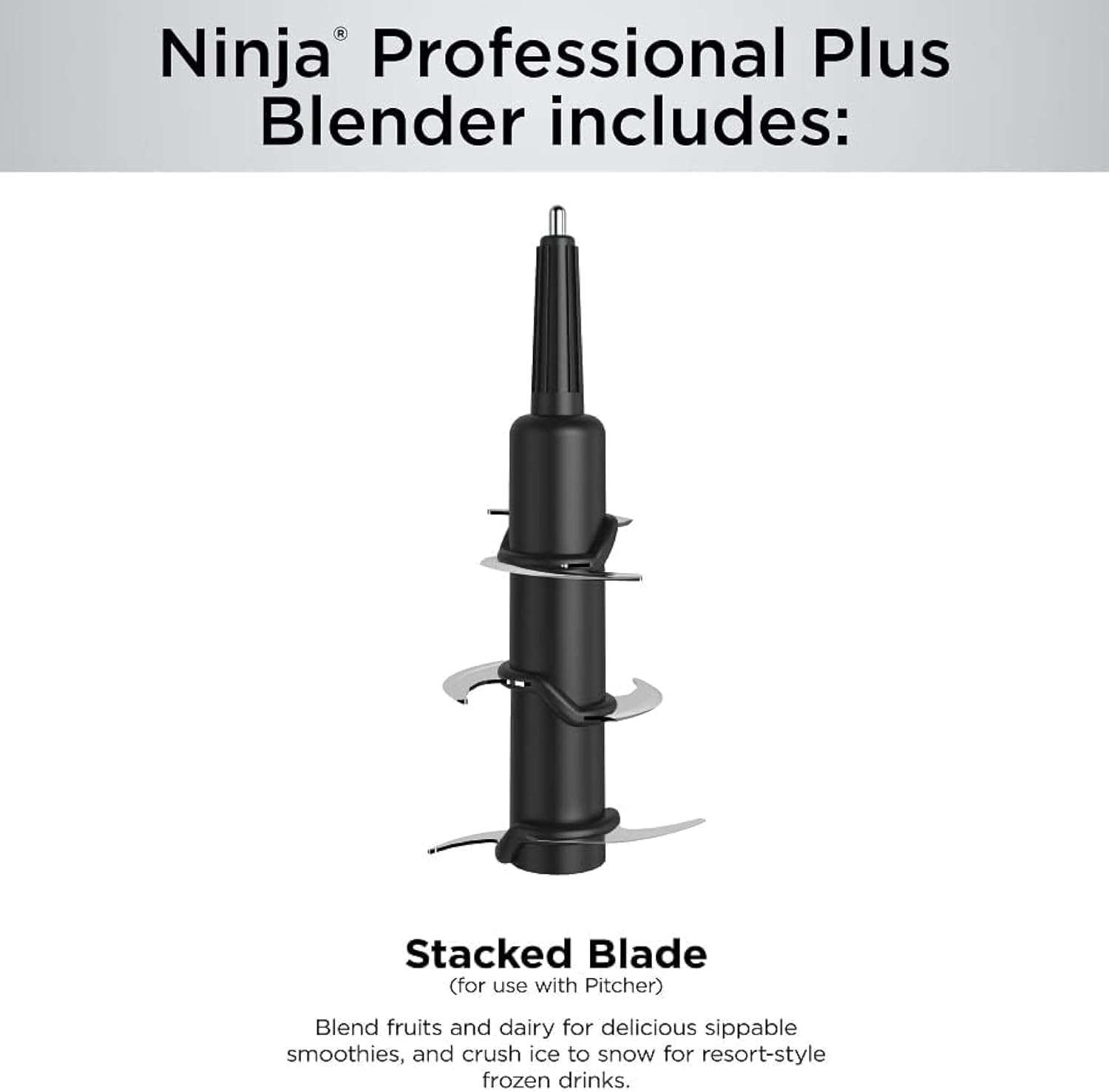 Ninja Professional Plus Blender with Auto-iQ | Smoothie and Ice Cream Maker, Frozen Drink Mixer, Margarita Machine | 3 Auto-iQ Presets, 1400W, 72-oz. Total Crushing Pitcher | Dark Grey | BN701
