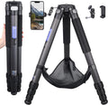 ARTCISE Heavy Duty 40mm Max Leg Tube Carbon Tripod Compact Carbon Fiber Travel Tripod 63.6in/162cm Height Stable Lightweight Stand for DSLR Video Camera Max Load 40kg