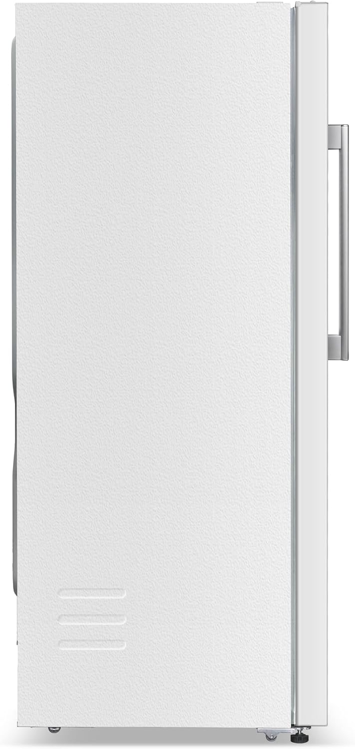 Commercial Cool 11.1 Cu. Ft. Convertible Freezer Refrigerator, Upright Fridge with Glass Shelves, Reversible Door, ENERGY STAR rated, Auto Defrost, CCUC1110GW, White