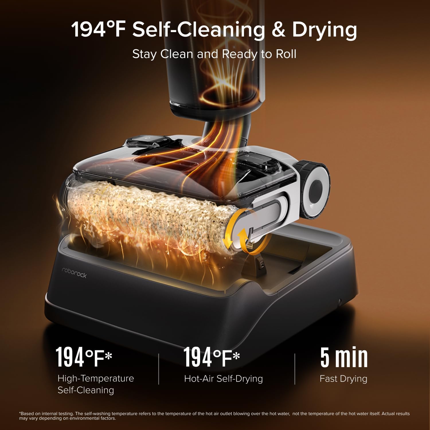 roborock F25 ACE Combo Wet Dry Vacuum Cleaner, 5-in-1 Cordless Stick Vacuum Mop, Smart Hard Floor Washer with 180° Lie-Flat, AI Assitant Wheels, Self Cleaning, 65 min Runtime, Whole House Cleaning