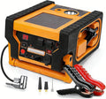 2000A Peak Jump Starter with Air Compressor, Portable Power Station with 400W Inverter, 12V Car Battery Booster for 8.5L Gas/Diesel Engines