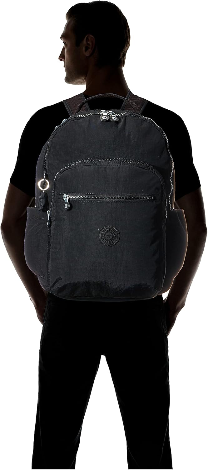 Kipling Women's Seoul 15' Laptop Backpack, Durable, Roomy with Padded Shoulder Straps, Built-In Protective Sleeve