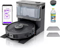 Shark R-RV2820YE PowerDetect 2-in-1 Robot Vacuum and Mop with NeverTouch™ Base, Gaia Grey - Certified Refurbished
