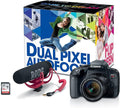 Canon Cameras US 24.2MP Digital SLR Camera Bundle with 3' LCD, Black (1894C021)