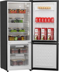 Upstreman 7.1 Cu.Ft Refrigerator with Bottom Freezer, Apartment Fridge with Freezer, Energy-efficient, Large Capacity, Adjustable Thermostat, Refrigerator for Apartment, Kitchen, Dorm(BM71)