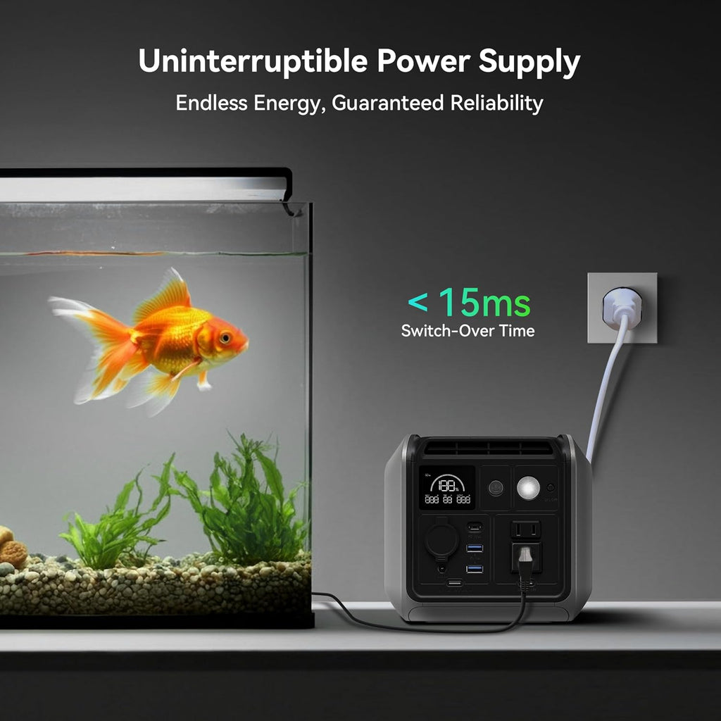 Dabbsson 768Wh Solar Generator with 210W Solar Panel,Portable Power Station,Up to 900W AC Output,1.5X Extended Runtime,Recharge 100% in 1.6 Hrs, 600L Semi-Solid LiFePO4,100W USB-C,EPS,for Camping Home