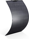 ALLPOWERS SF100 100W Flexible Solar Panel Ultra Thin 3mm Bendable Monocrystalline Solar Charger with 25% Efficiency IP68 Waterproof for RV Roof Van Marine Boat Camping