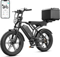 TST Electric Bike for Adults, 1500W Peak Motor 60 Miles Fat Tire Ebike with 48V 15Ah Removable Battery 20' Fat Tire Electric Bike, Full Suspension and 7-Speed