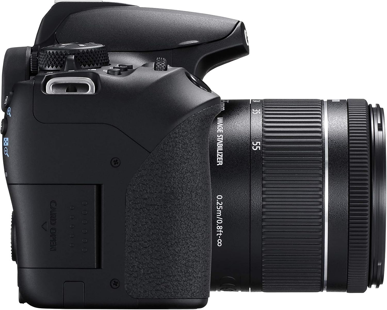 Canon EOS Rebel T8i EF-S 18-55mm is STM Lens Kit, Black (Renewed)