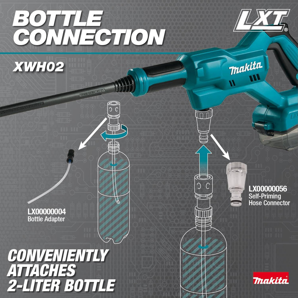 Makita XWH02Z 18V LXT® Cordless 320 PSI 0.7 GPM Power Cleaner, Tool Only