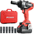 AOBEN 1100N.m Cordless Impact Wrench, 1/2' High Torque Impact Gun, 3-Speed 2500RPM Power Impact Driver for Car RV Tire Lug Nuts, Includes 4.0Ah Battery & Fast Charger, 6 Sockets & Carry Case