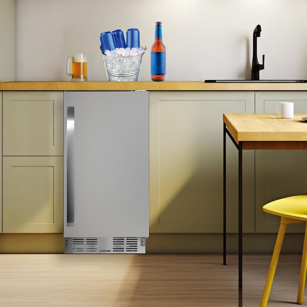 Frigidaire 3 Cu Ft Capacity built in fridge, under counter, frost free, Stainless Steel
