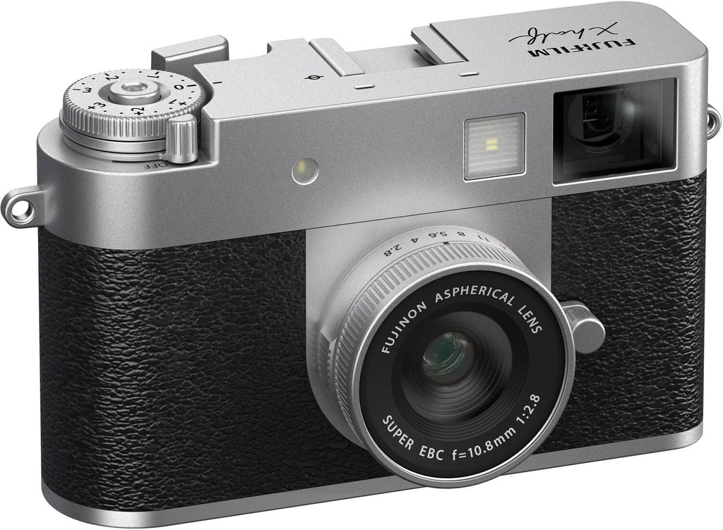 Fujifilm X Half Digital Camera (Silver) Bundle with 64GB SD Card + Rope Wrist Strap + Camera Pouch + More Advanced Accessories | Fuji X Half