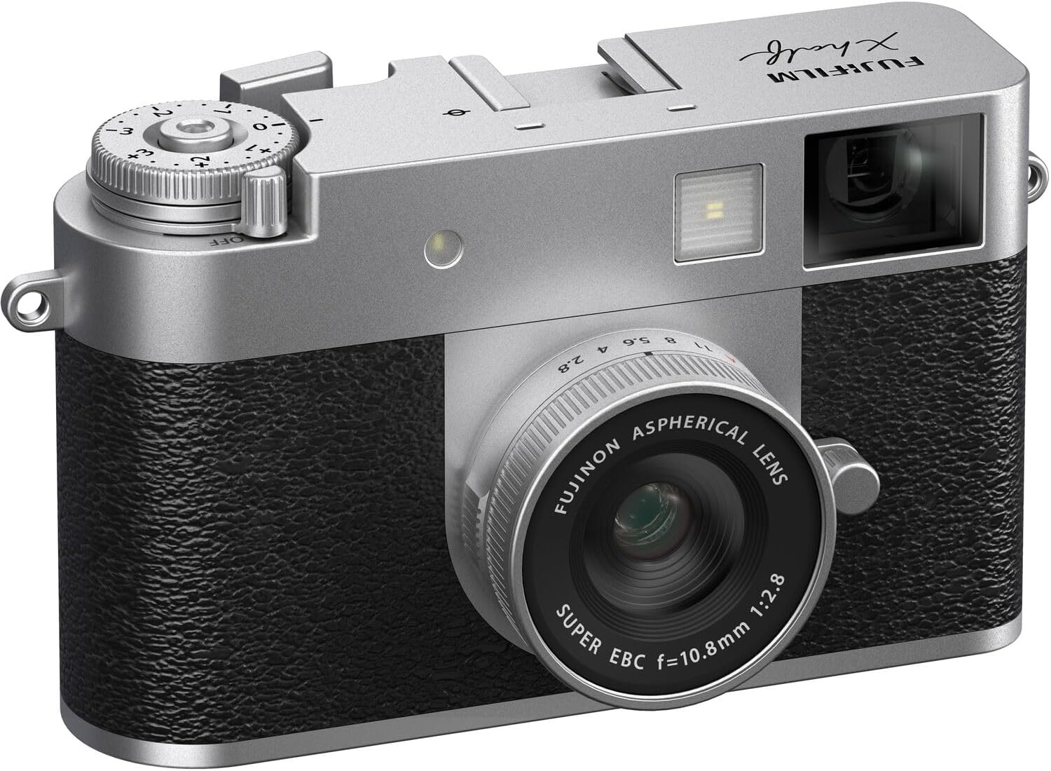 Fujifilm X Half Digital Camera (Silver) Bundle with 64GB SD Card + Rope Wrist Strap + Camera Pouch + More Advanced Accessories | Fuji X Half