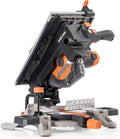 Evolution R8MTS 8-1/4' Convertible Miter/Table Saw - Multi-Function Saw - 0-45° Bevel & +/- 45° Miter - Multi-Material Cutting: Wood, Plastic, Metal - Compact, Powerful 12A Motor - TCT Blade Incl