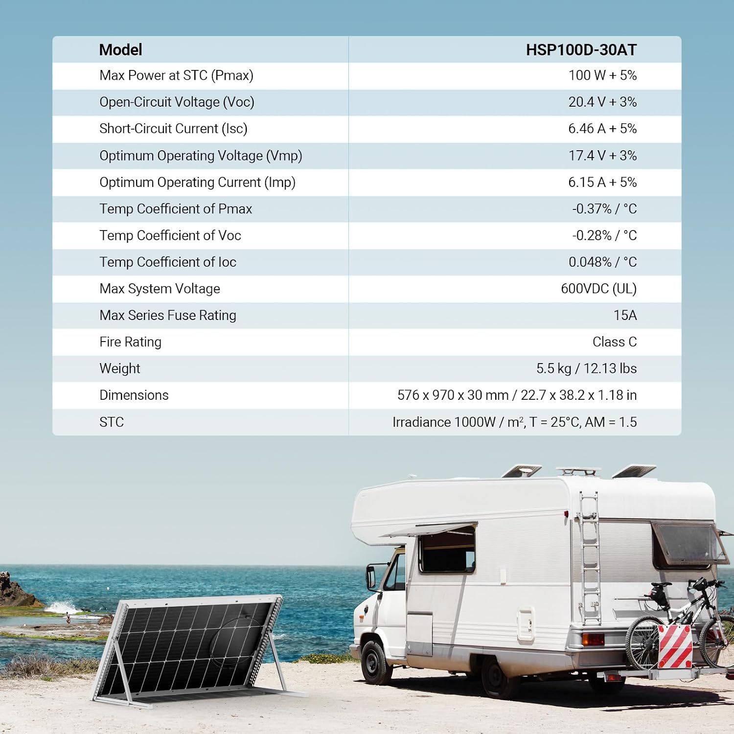 HQST Bifacial 400 Watt 12V Solar Panel, 9BB Monocrystalline Solar Panel with 25% High Efficiency Module PV Power for Battery Charging Boat, Caravan and Other Off Grid Applications,4 Pack