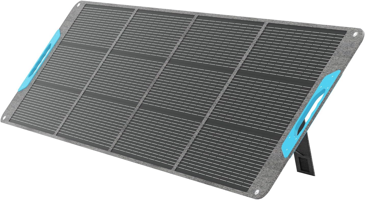 Renogy 200W Portable Solar Panel, 25% High Efficiency N-Type Foldable Solar Charger for Power Station, with Adjustable Kickstand, USB-A Type-C Output, for Camping, RV, SUV, Off-Grid Outdoor Hurricane