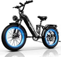 Auloor 1500W Motor Electric Bike for Adults and Seniors, 48V 20AH Removable Battery City Step Thru EBike, 30+MPH & 70 Miles 20' Fat Tires 7 Speed Electric Commuter Bicycle for Women and Teens