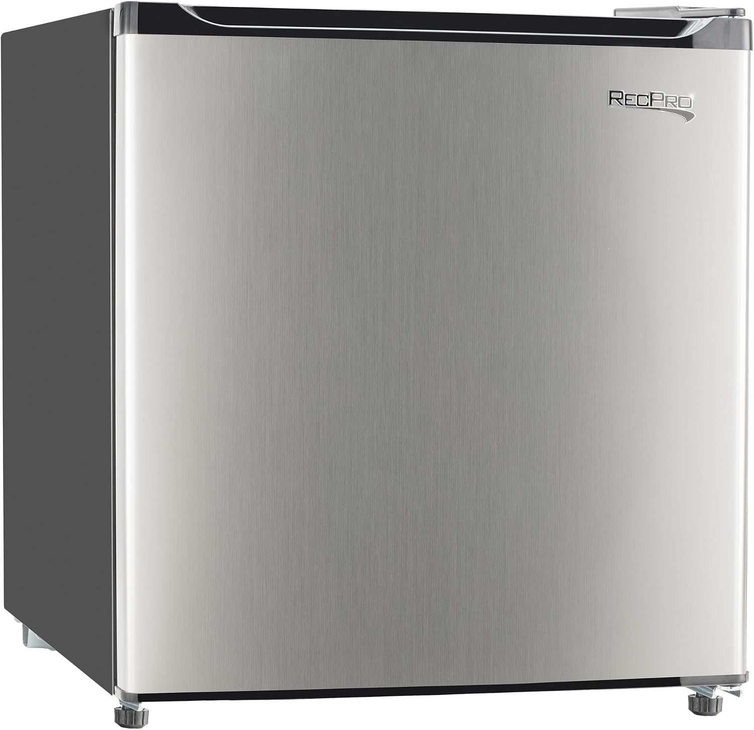 RecPro 1.7 Cu Ft 12V RV Refrigerator | Compact Fridge with Reversible Door, 2L Bottle Door Storage, 7 Temp Settings | Eco-Friendly R600A, Leveling Feet, Wire Shelf | 19.5'H x 17.5'W x 19.8'D