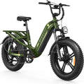 FREESKY 2026 Upgraded Rocky Pro Torque Sensor Electric Bike for Adults, 48V 25Ah Samsung Cells Battery, 105 Miles Range, 33MPH Fat Tire Step-Thru E Bike, 20' Full Suspension Cargo Bicycles, 8-Speeds