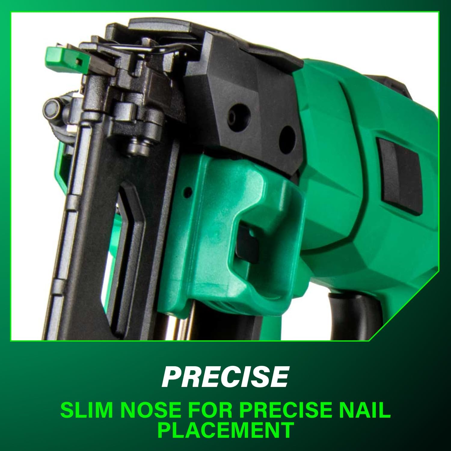 Metabo HPT 18V MultiVolt Brushless Pro 16-GA Straight Finish Nailer Kit, 16 Gauge Finish Nailer, Power Tool with 2.0Ah Lithium Ion Battery, 1' to 2-1/2' Nails, Powerful Brushless Motor, NT1865DSA