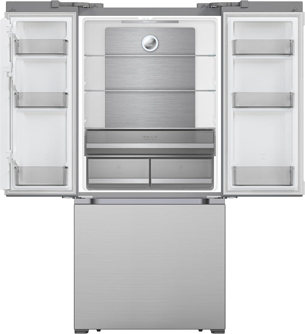 Hamilton Beach HBF1662 French Door Full Size Counter Depth Refrigerator with Freezer Drawer, 16.6 cu ft, Stainless