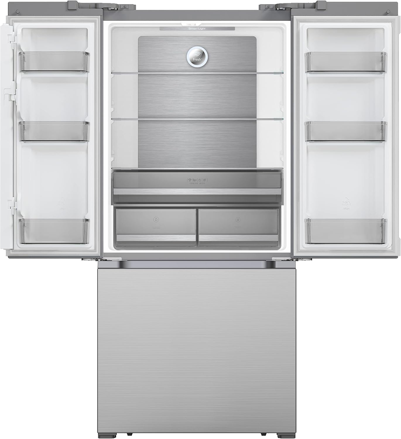 Hamilton Beach HBF1662 French Door Full Size Counter Depth Refrigerator with Freezer Drawer, 16.6 cu ft, Stainless